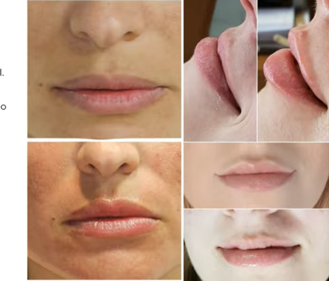 Antes e depois — HOF e bioestimulação labial com LONO Cold Plasma