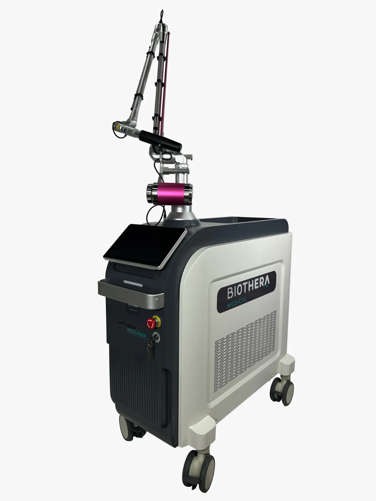 Biothera Picolaser — vista em perspectiva do equipamento